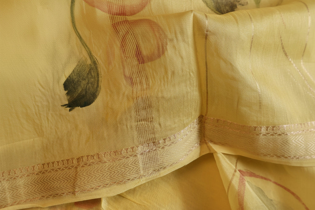 100% Pure Maheshwari Handloom Silk