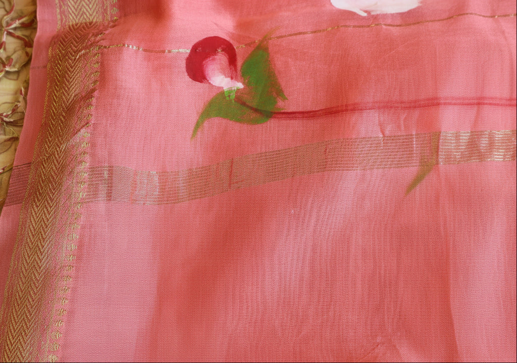 100% Pure Maheshwari Handloom Silk