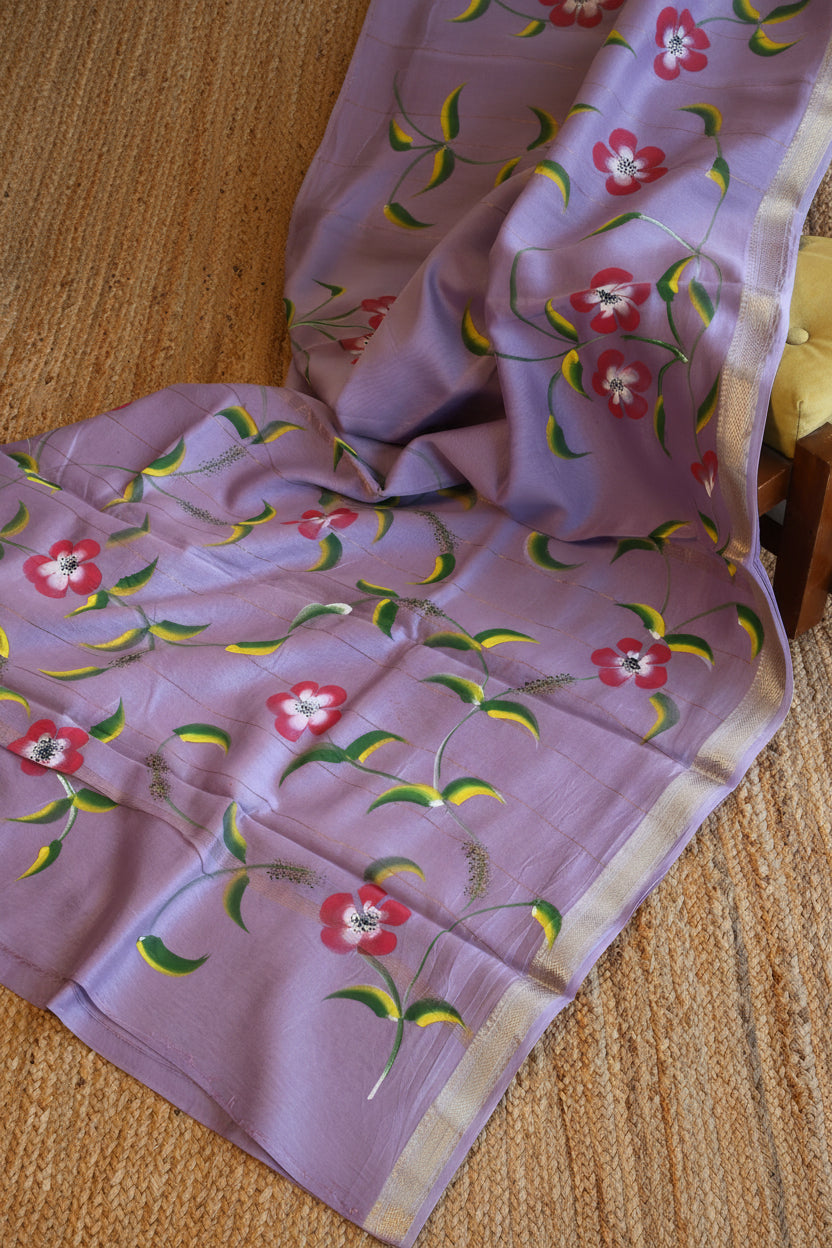 100% Pure Maheshwari Handloom Silk
