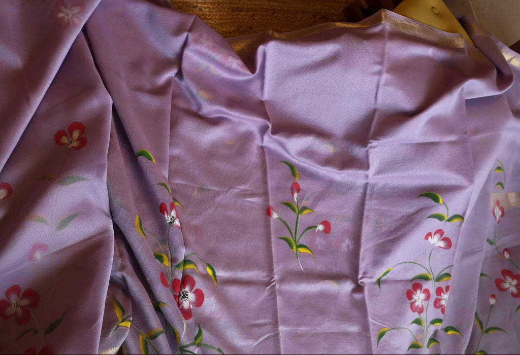 100% Pure Maheshwari Handloom Silk