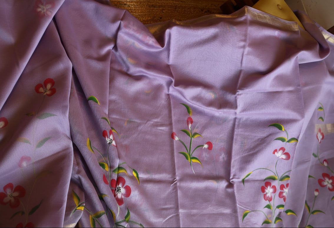 100% Pure Maheshwari Handloom Silk