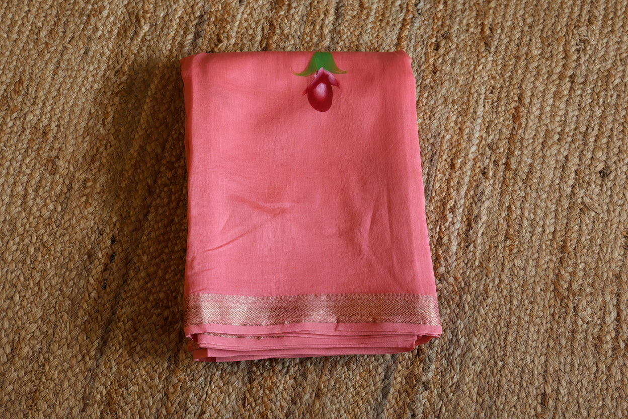 100% Pure Maheshwari Handloom Silk