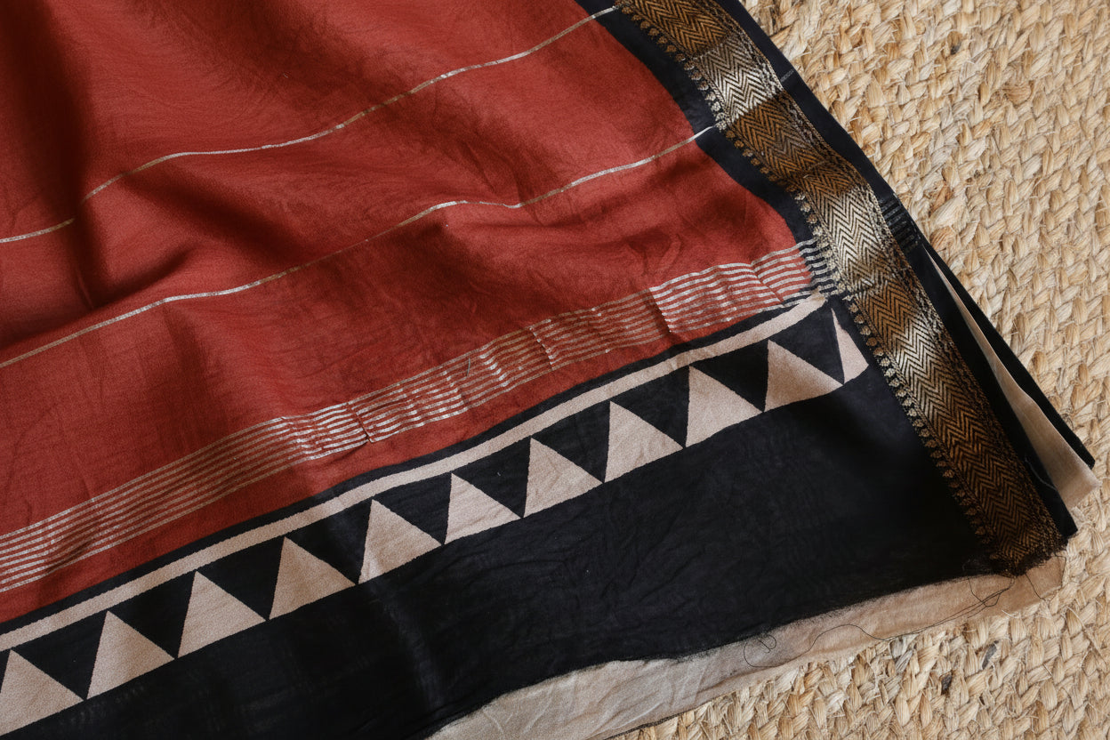100% Pure Maheshwari Handloom Silk