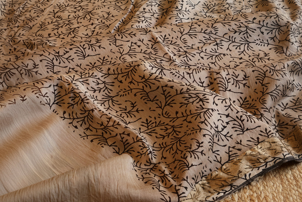 100% Pure Maheshwari Handloom Silk