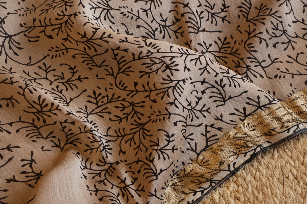 100% Pure Maheshwari Handloom Silk