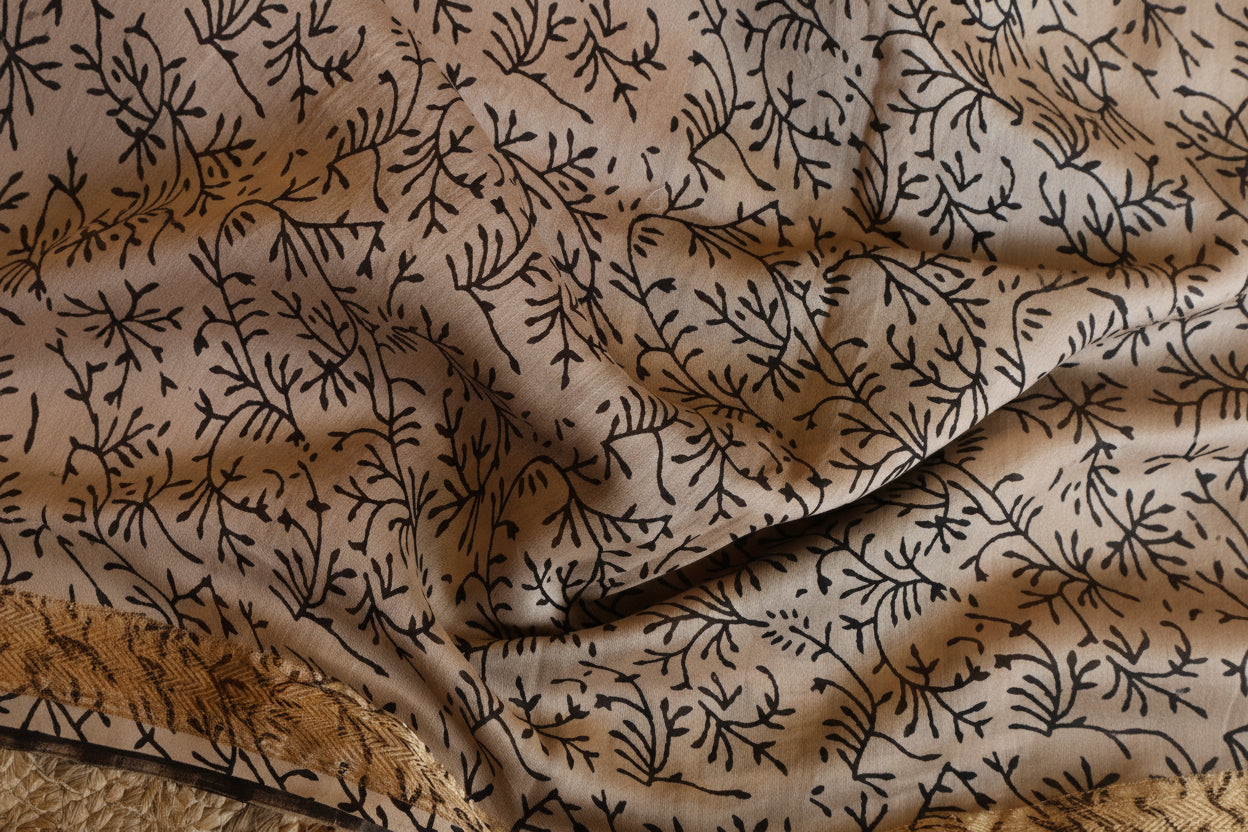 100% Pure Maheshwari Handloom Silk