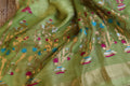 Silk Linen Jamdani Saree – West Bengal Handloom