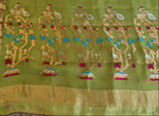 Silk Linen Jamdani Saree – West Bengal Handloom