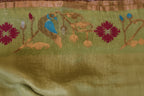 Silk Linen Jamdani Saree – West Bengal Handloom
