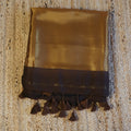 Cotton Handwoven Saree with with Zari Pallu and Tassels . Light weight easy to drape. Comfortable all day.