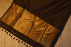 Cotton Handwoven Saree with with Zari Pallu and Tassels . Light weight easy to drape. Comfortable all day.