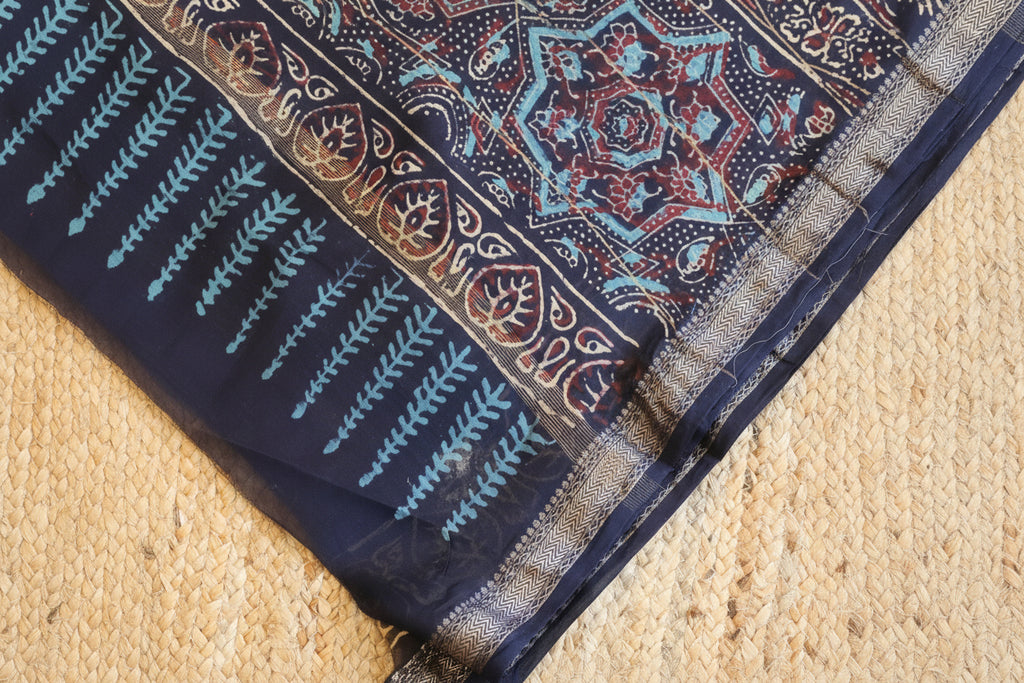 100% Pure Maheshwari Handloom Silk