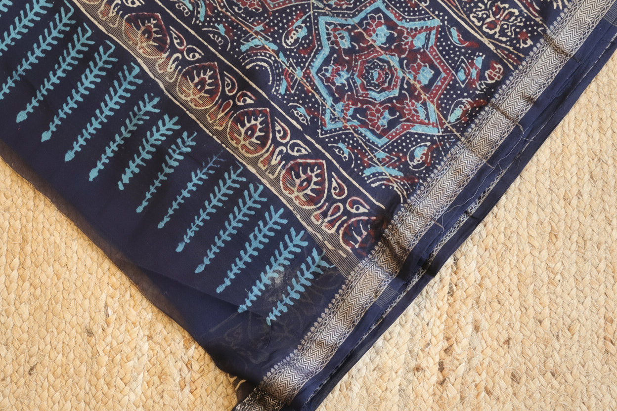 100% Pure Maheshwari Handloom Silk
