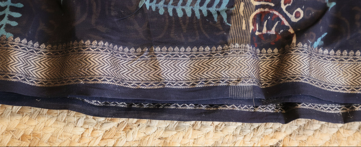 100% Pure Maheshwari Handloom Silk