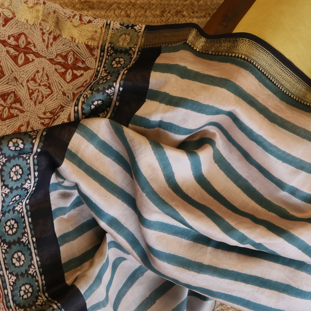 100% Pure Maheshwari Handloom Silk