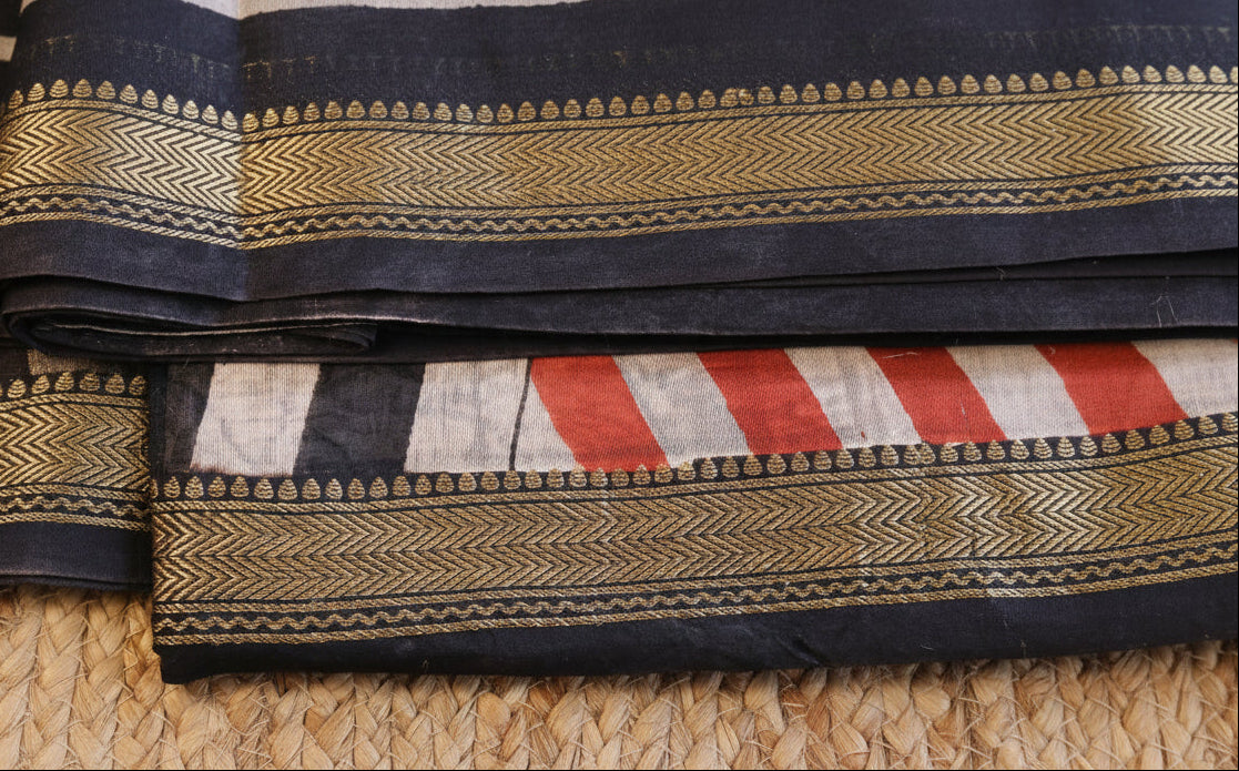 100% Pure Maheshwari Handloom Silk