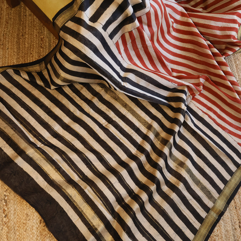 100% Pure Maheshwari Handloom Silk