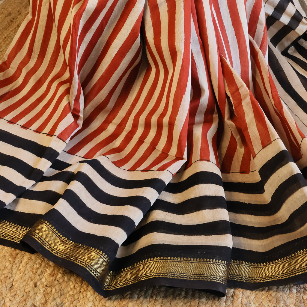 100% Pure Maheshwari Handloom Silk