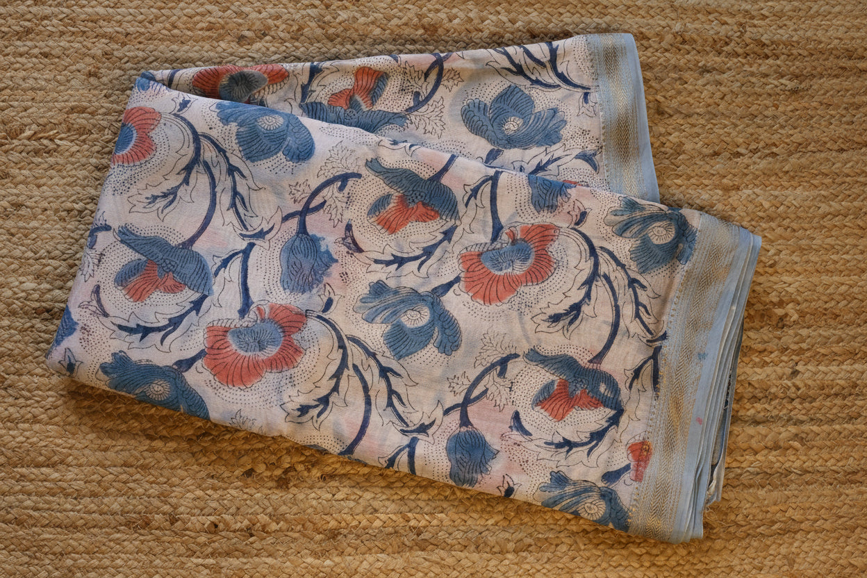 100% Pure Maheshwari Handloom Silk