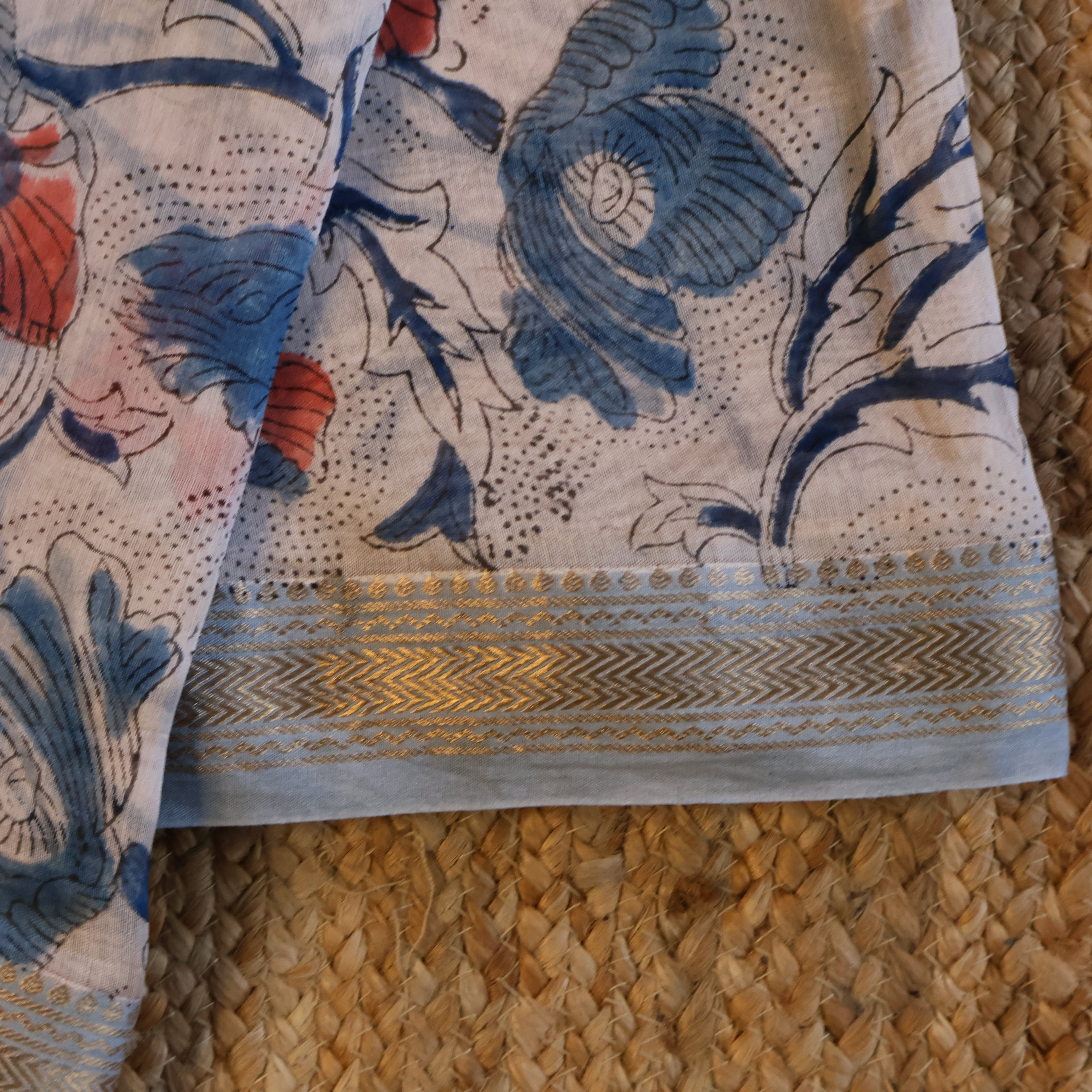 100% Pure Maheshwari Handloom Silk