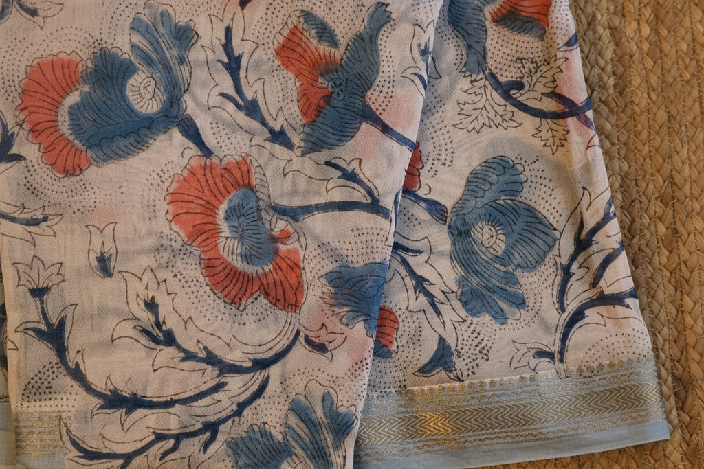 100% Pure Maheshwari Handloom Silk