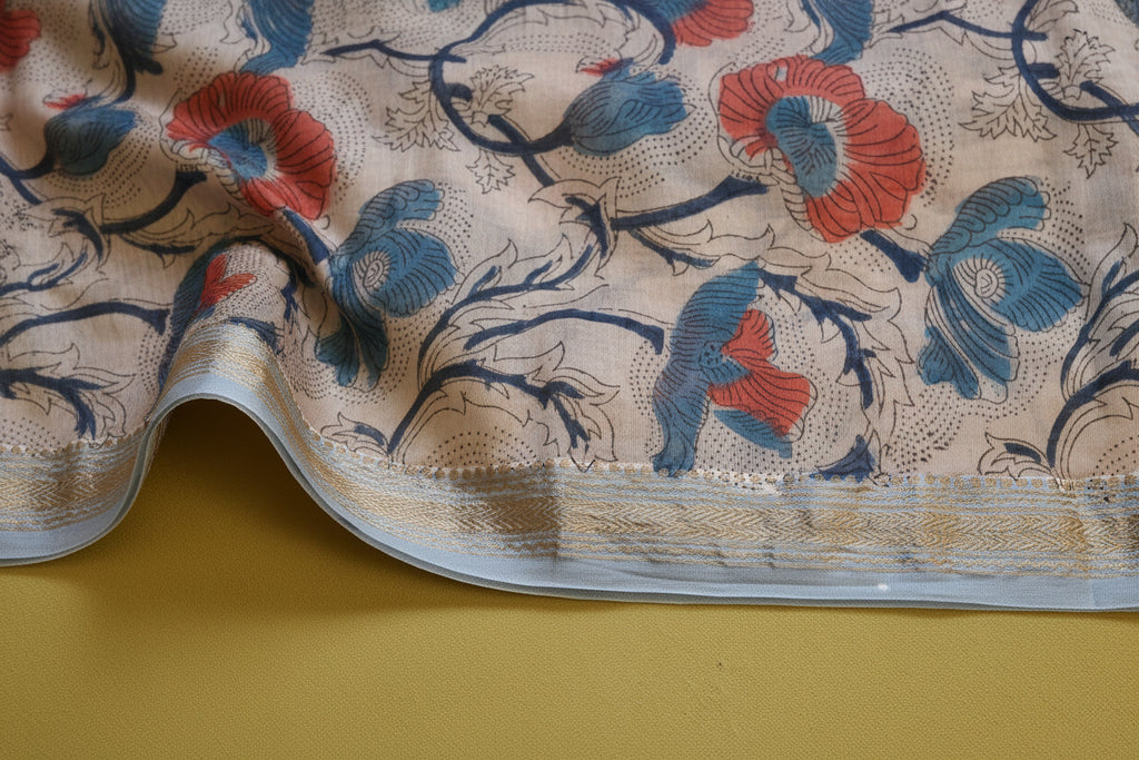 100% Pure Maheshwari Handloom Silk
