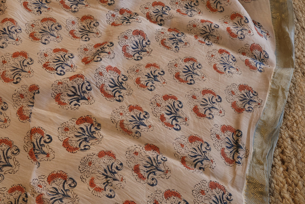 100% Pure Maheshwari Handloom Silk