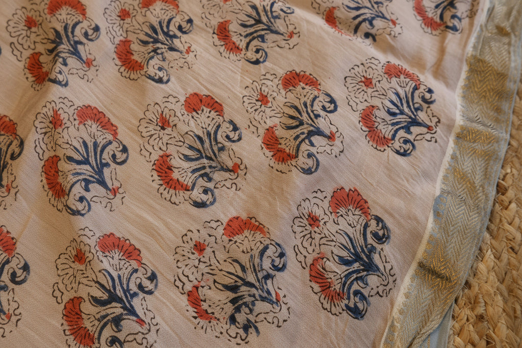 100% Pure Maheshwari Handloom Silk