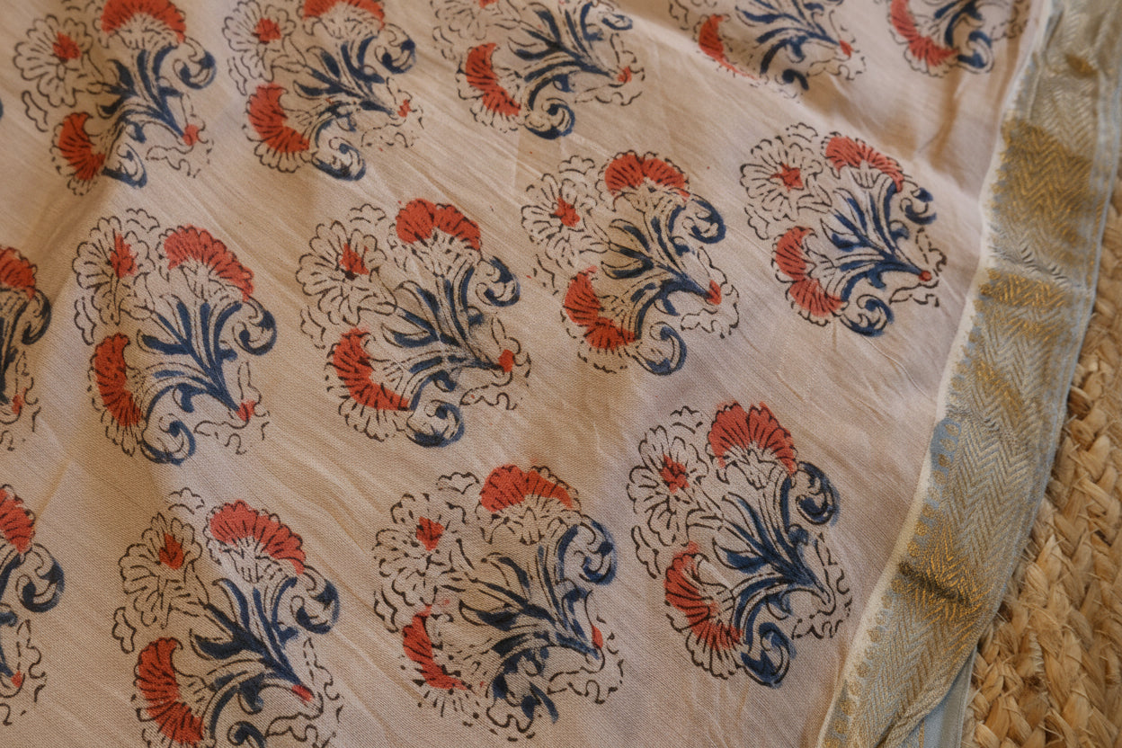 100% Pure Maheshwari Handloom Silk