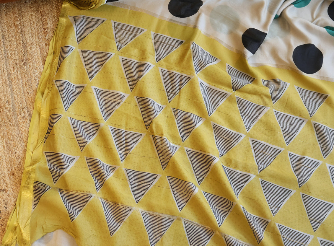 100% Pure Maheshwari Handloom Silk