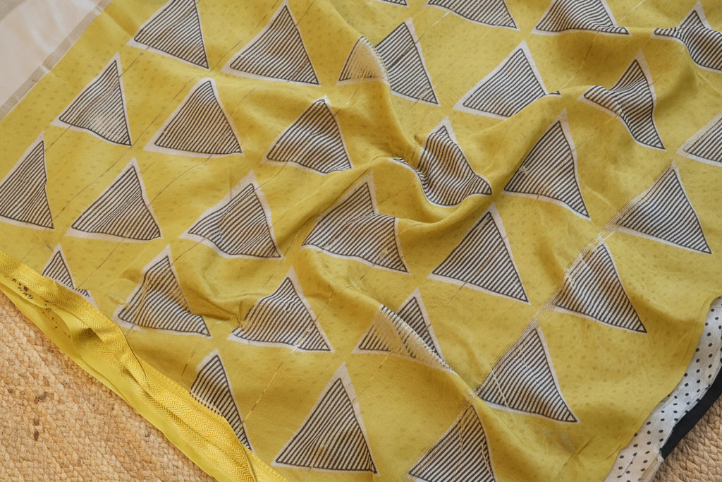 100% Pure Maheshwari Handloom Silk