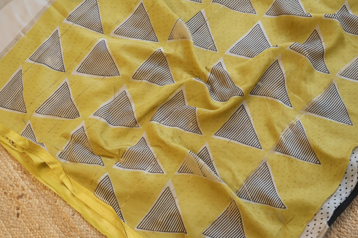 100% Pure Maheshwari Handloom Silk