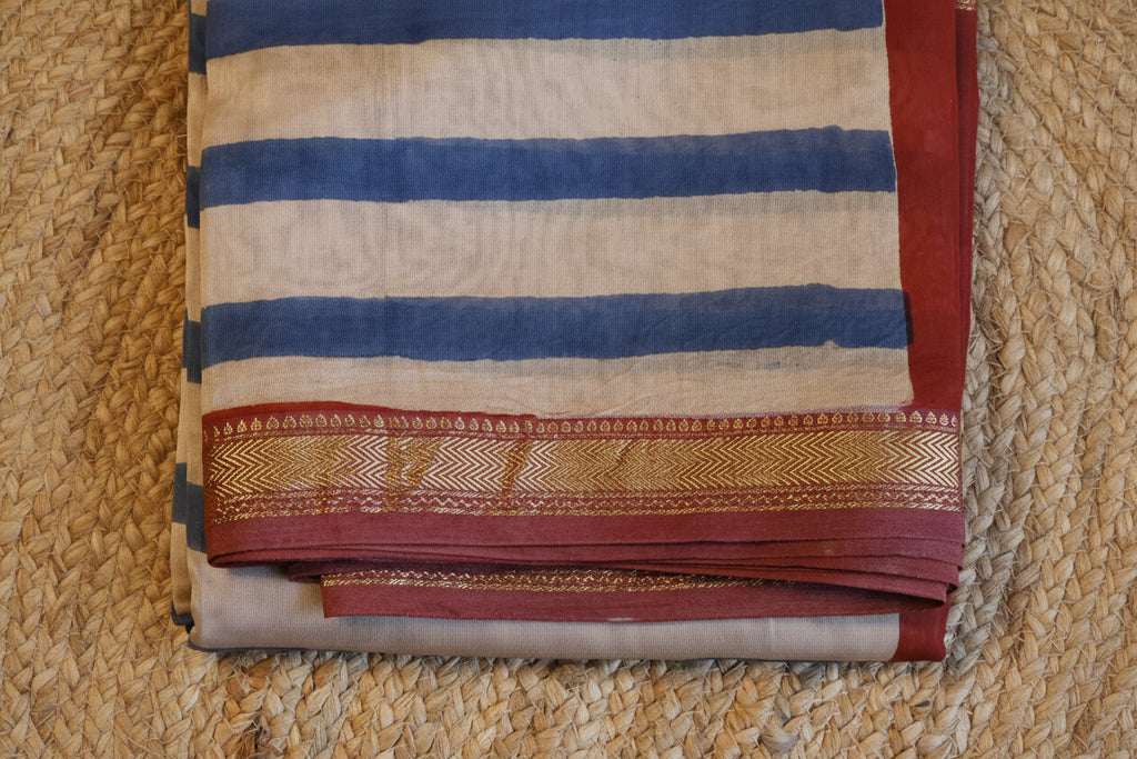 100% Pure Maheshwari Handloom Silk