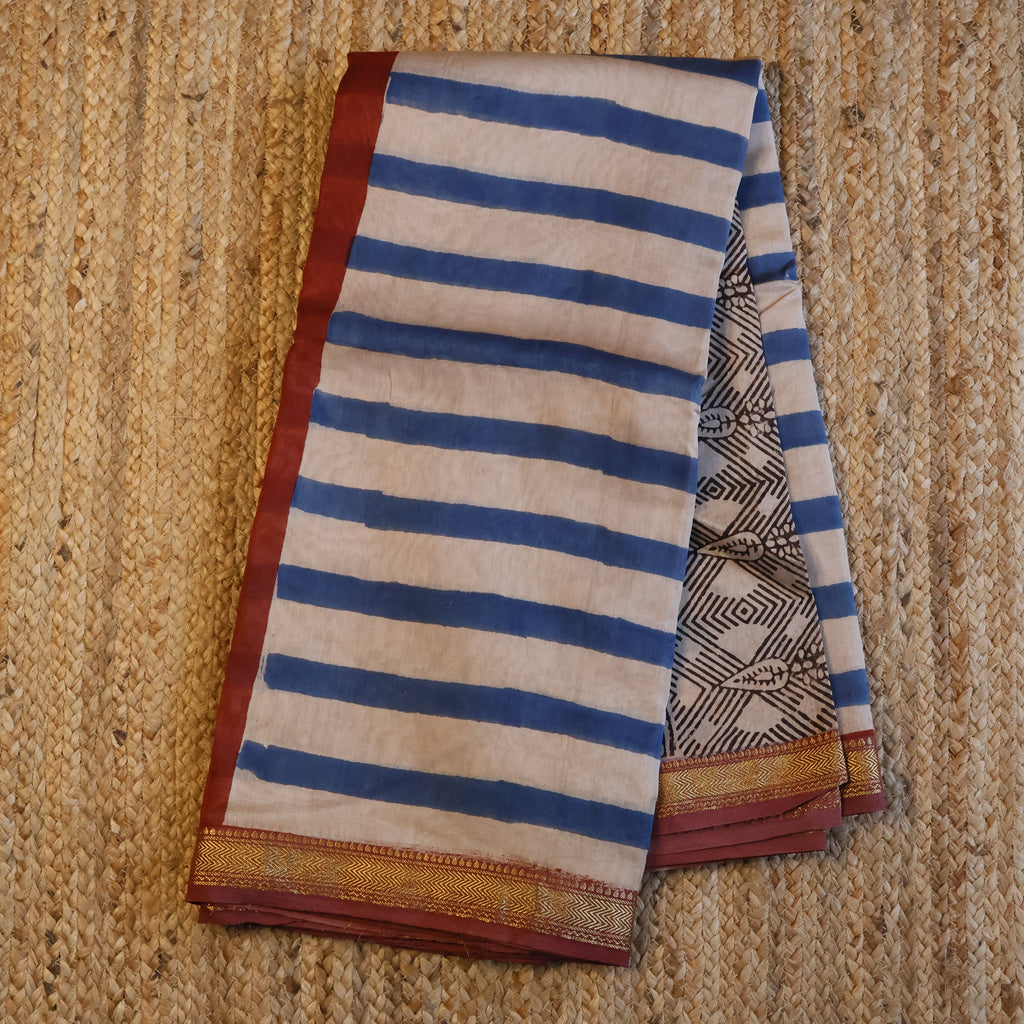 100% Pure Maheshwari Handloom Silk