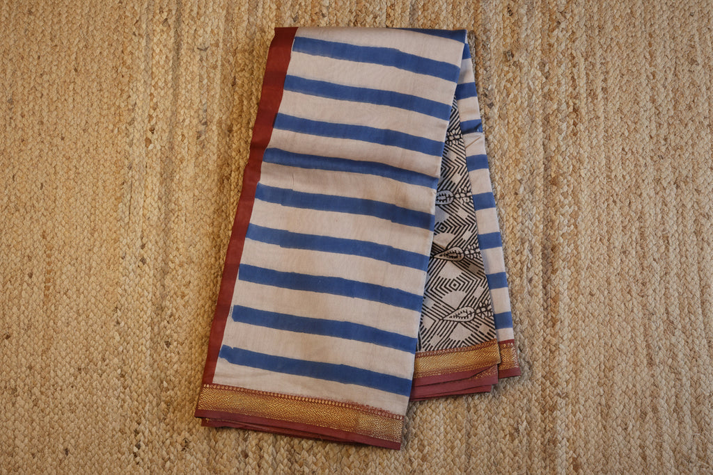 100% Pure Maheshwari Handloom Silk
