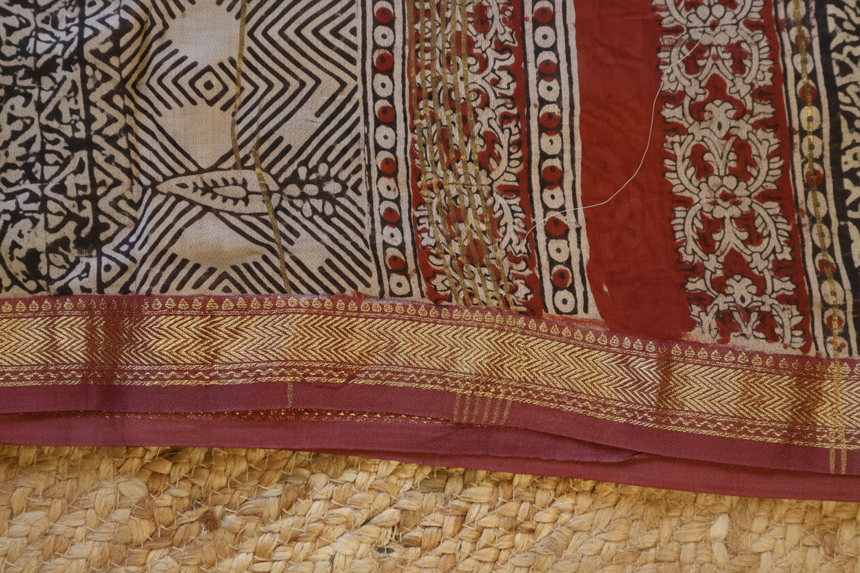 100% Pure Maheshwari Handloom Silk