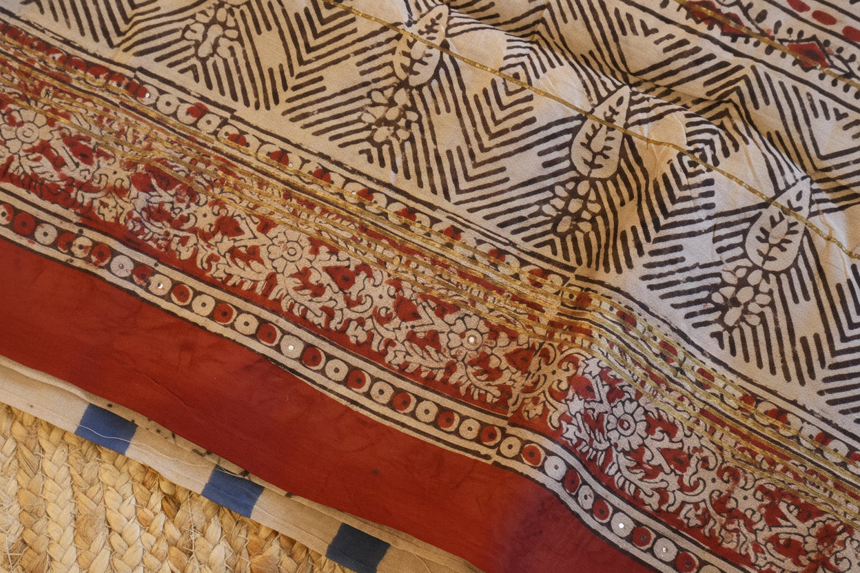 100% Pure Maheshwari Handloom Silk