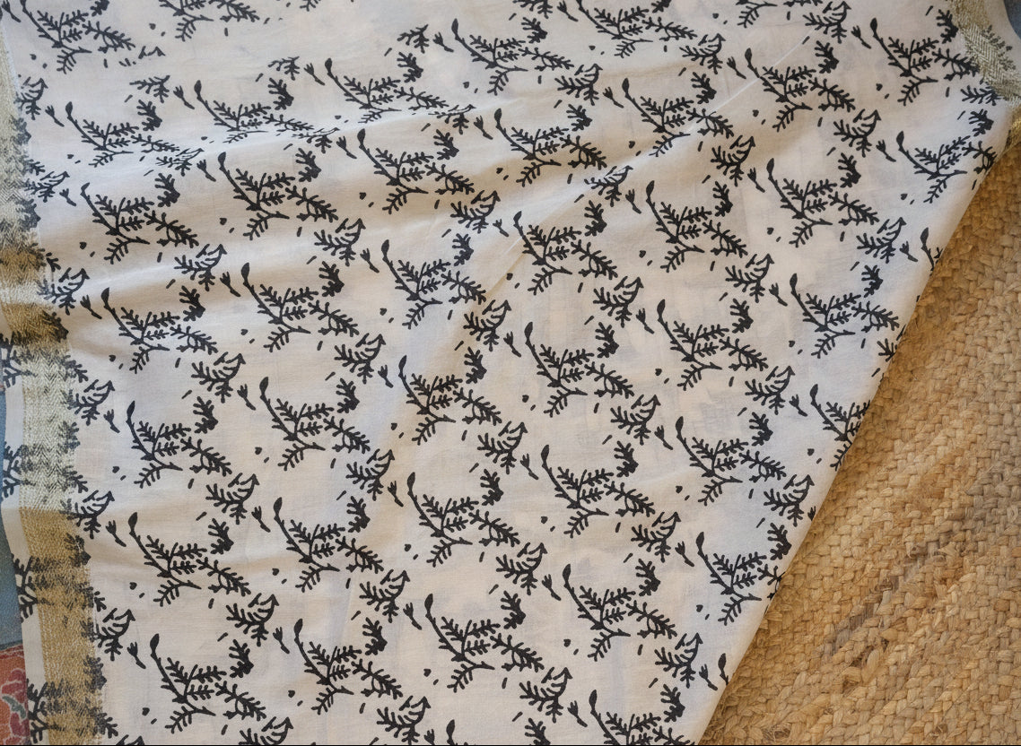 100% Pure Maheshwari Handloom Silk
