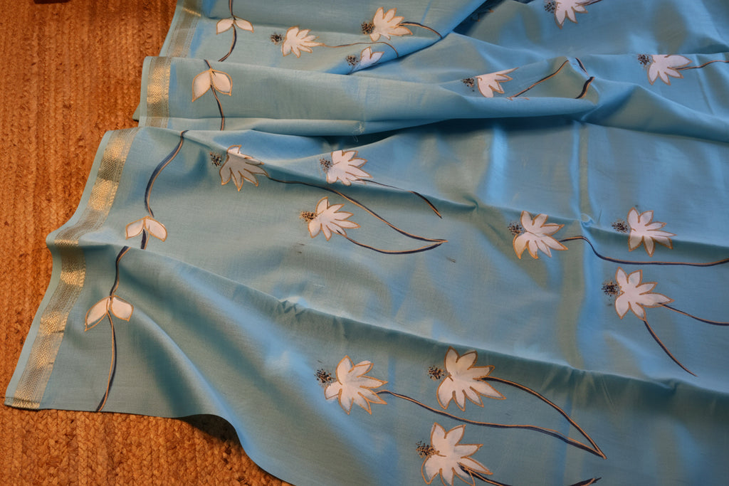 100% Pure Maheshwari Handloom Silk