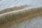Pure Chanderi Silk Saree with Elegant blue &nbsp;Prints and Zari Border – 100% Handloom.