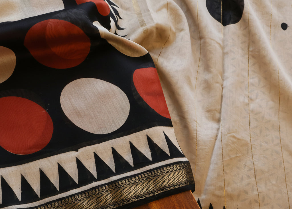 100% Pure Maheshwari Handloom Silk