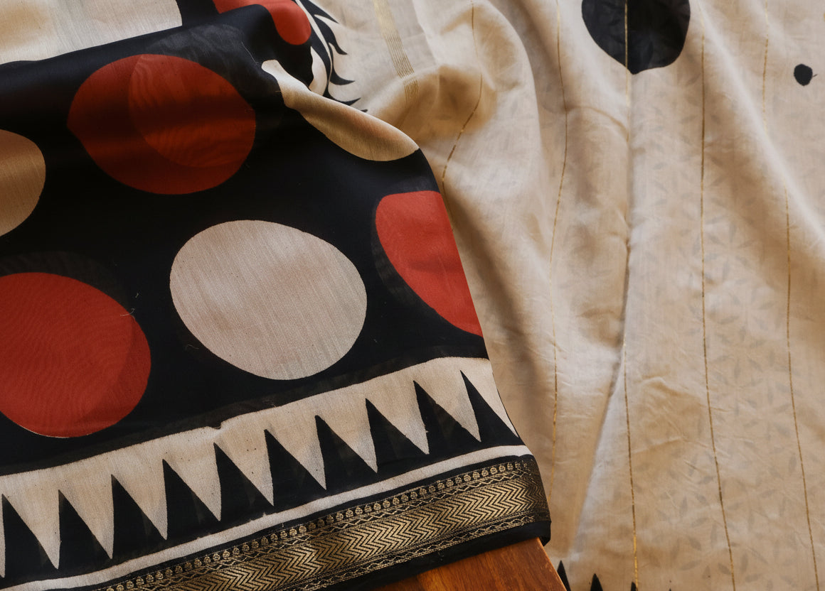 100% Pure Maheshwari Handloom Silk