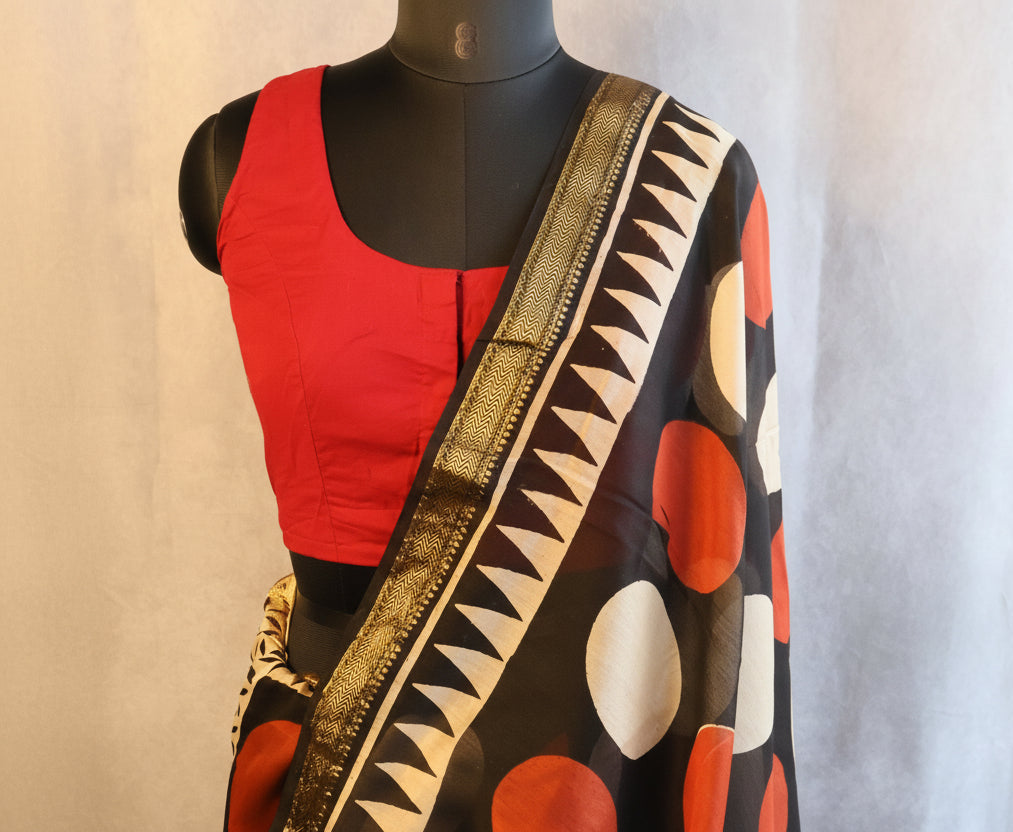100% Pure Maheshwari Handloom Silk