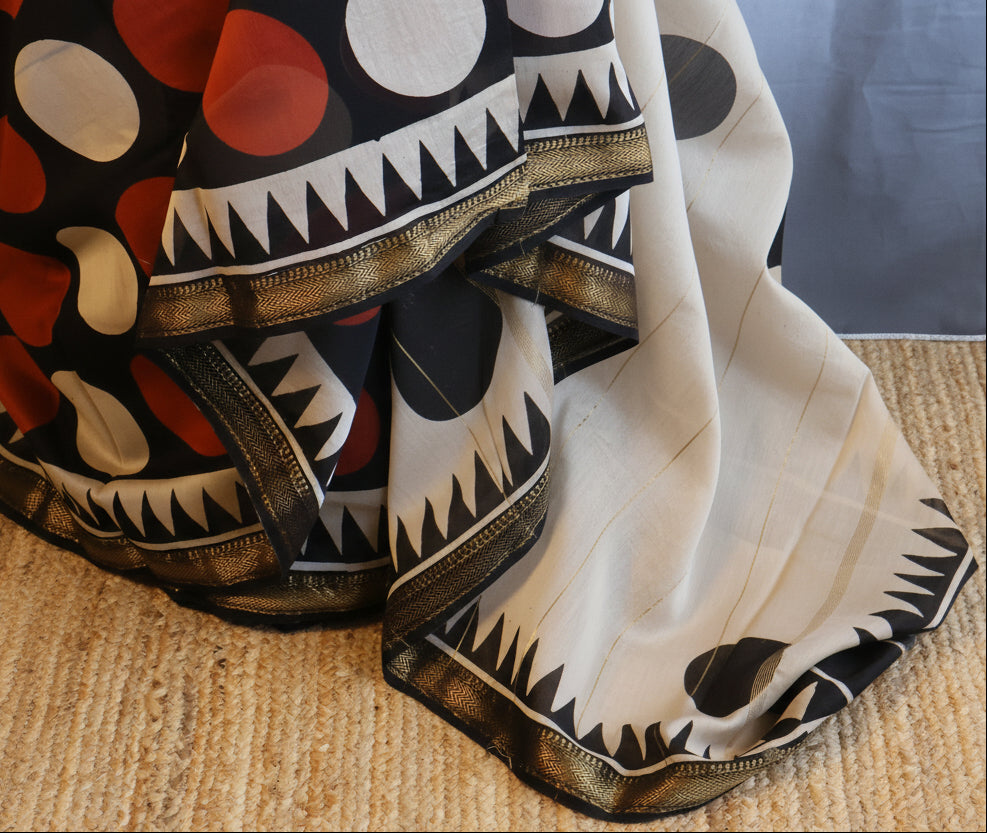 100% Pure Maheshwari Handloom Silk
