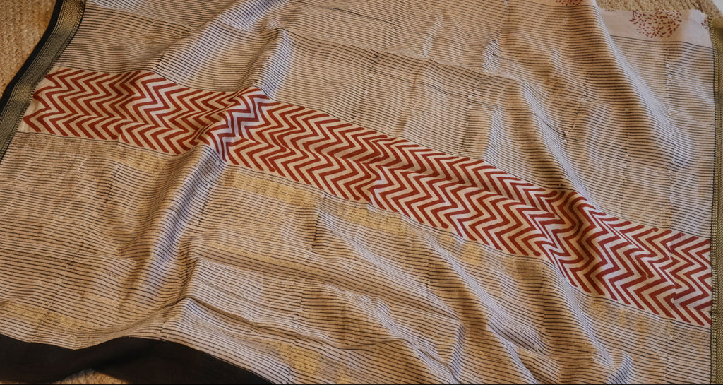 100% Pure Maheshwari Handloom Silk