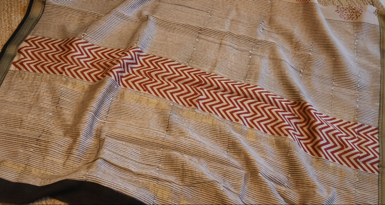 100% Pure Maheshwari Handloom Silk