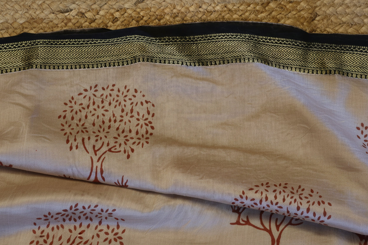 100% Pure Maheshwari Handloom Silk