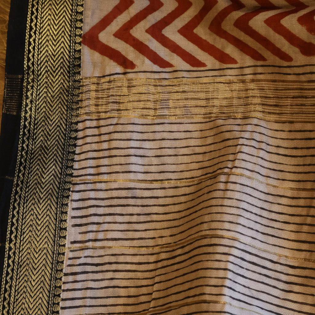 100% Pure Maheshwari Handloom Silk