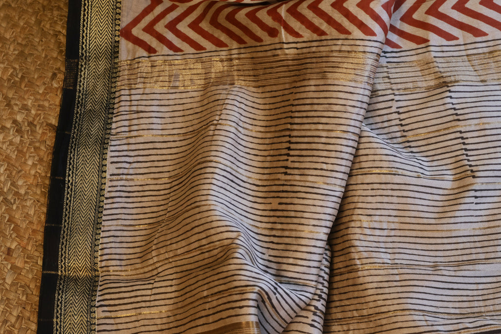 100% Pure Maheshwari Handloom Silk