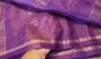 Tussar Jamdani Handwoven Saree with Intricate Motifs